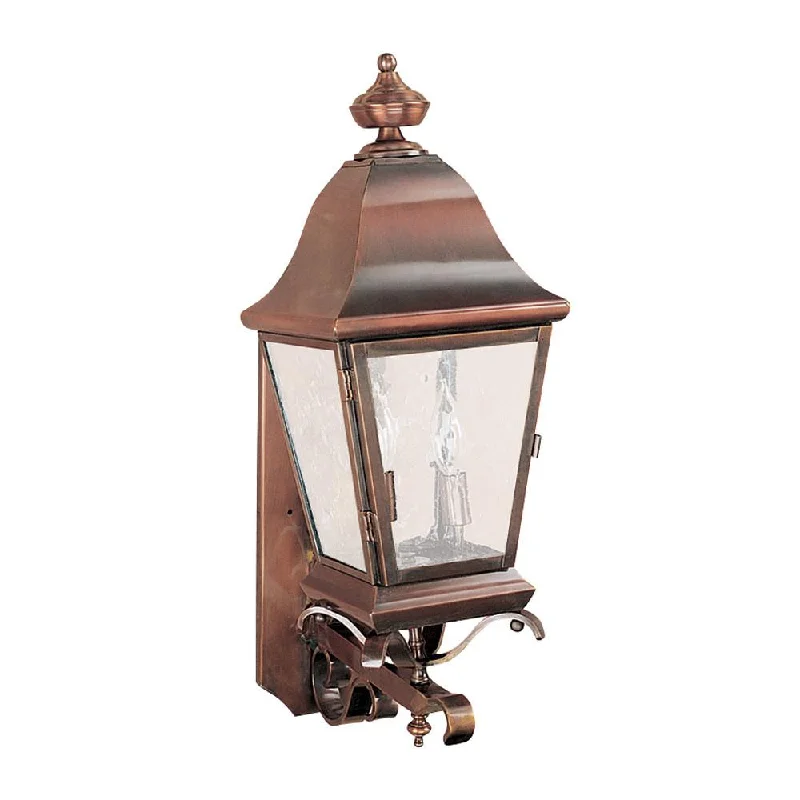 SPJ Lighting SPJ46-01B Heavy Scroll Mount Lantern