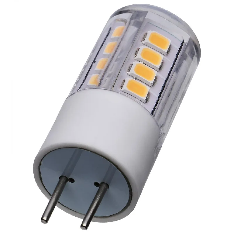 Industrial Area Lighting for Large Open SpacesT5 Mini LED Bulb, 3 Watts, 300 Lumens, 3000K, GY6.35 Base, Clear Finish, 12V Industrial Area Lighting for Large Open SpacesT5 Mini LED Bulb, 3 Watts, 300 Lumens, 3000K, GY6.35 Base, Clear Finish, 12V