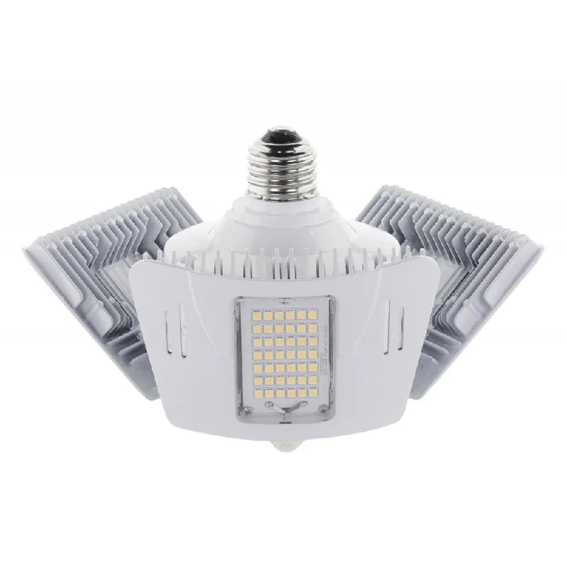 Industrial Flood Lighting for Outdoor Loading DocksAdjustable LED Utility Light with Motion Sensor, 60 Watts, 5900 Lumens, 4000K, E26 Base, 120-277V Industrial Flood Lighting for Outdoor Loading DocksAdjustable LED Utility Light with Motion Sensor, 60 Watts, 5900 Lumens, 4000K, E26 Base, 120-277V