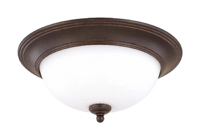 Nuvo Lighting 60-2436 Glenwood Collection Two Light Energy Star Rated GU24 Fluorescent Flush Ceiling Mount in Sudbury Bronze Finish Nuvo Lighting 60-2436 Glenwood Collection Two Light Energy Star Rated GU24 Fluorescent Flush Ceiling Mount in Sudbury Bronze Finish
