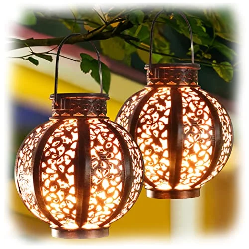 String Lights for Nursery Room Decor2 Pack Hanging Solar Lights,Outdoor Ramadan Solar Lanterns Decorations,Waterproof Hanging Solar Light 6 Lumens,Brown String Lights for Nursery Room Decor2 Pack Hanging Solar Lights,Outdoor Ramadan Solar Lanterns Decorations,Waterproof Hanging Solar Light 6 Lumens,Brown