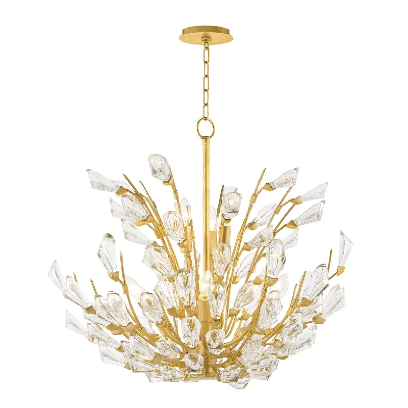 Shock - Resistant Industrial Lighting for Vibrating Machinery AreasTulip 28" 9 Lights Chandelier Shock - Resistant Industrial Lighting for Vibrating Machinery AreasTulip 28" 9 Lights Chandelier