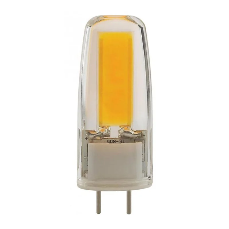 Waterproof Industrial Lighting for Wet AreasT4 Mini LED Bulb, 4 Watts, 480 Lumens, 5000K, G8 Base, Clear Finish Waterproof Industrial Lighting for Wet AreasT4 Mini LED Bulb, 4 Watts, 480 Lumens, 5000K, G8 Base, Clear Finish