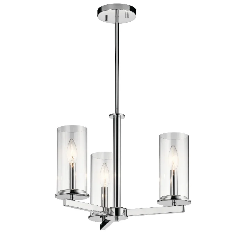 Crosby - Chandelier/Semi Flush 3Lt - 43997CH