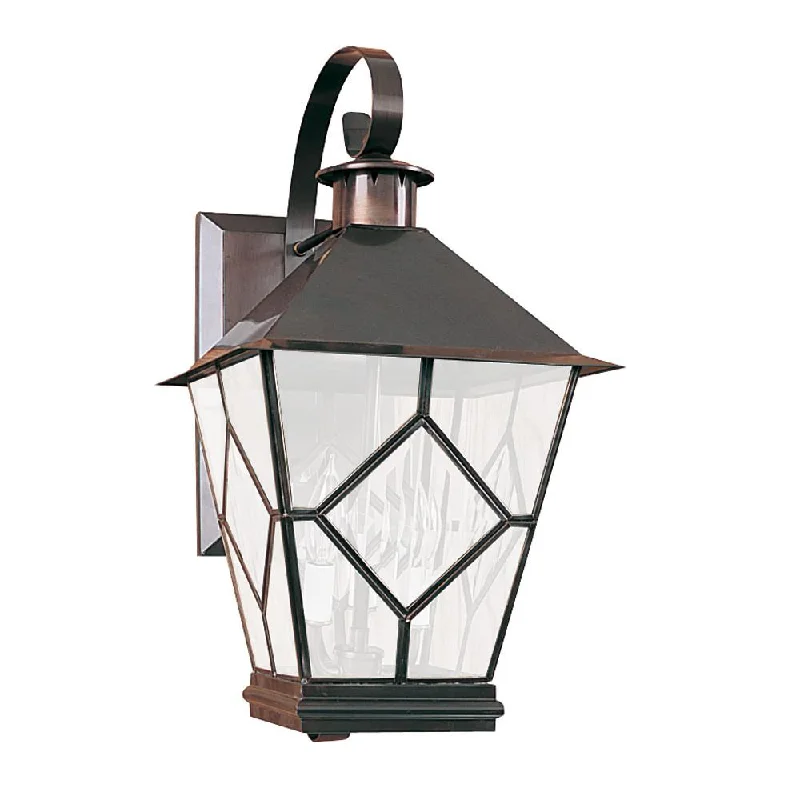 SPJ Lighting SPJ32-01B Scroll Mount Lantern