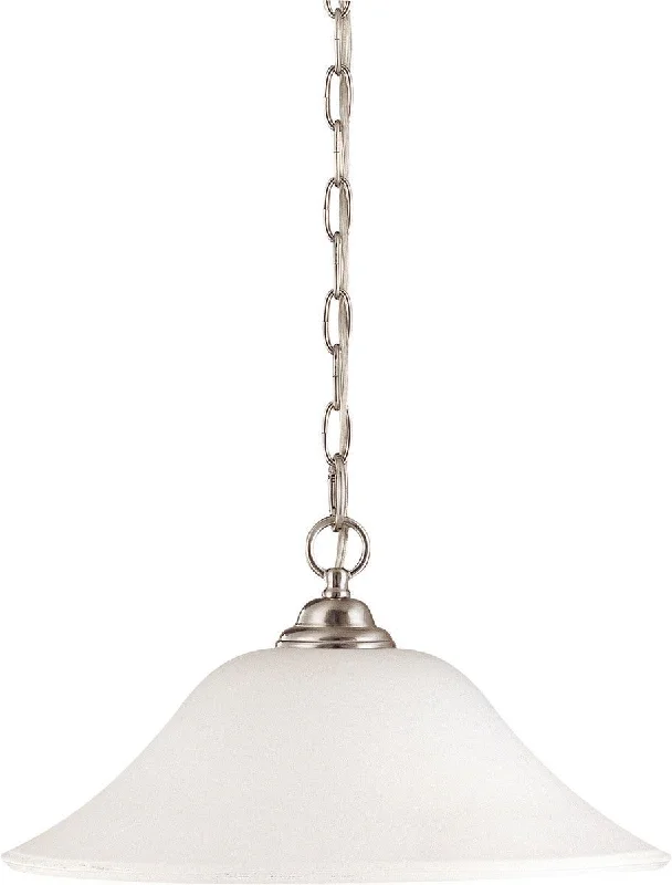 Nuvo Lighting 60-1909 Dupont Collection One Light Energy Star Efficient GU24 Hanging Pendant in Brushed Nickel Finish Nuvo Lighting 60-1909 Dupont Collection One Light Energy Star Efficient GU24 Hanging Pendant in Brushed Nickel Finish