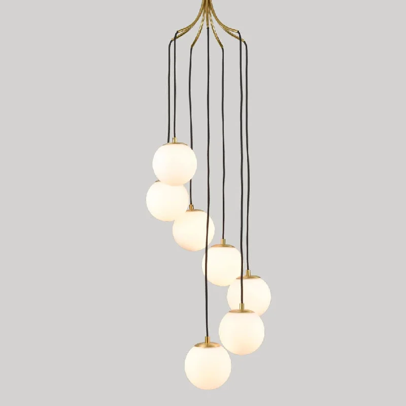 Shock - Resistant Industrial Lighting for Vibrating Machinery AreasMulti Globe Pendant Light 7 Light Shock - Resistant Industrial Lighting for Vibrating Machinery AreasMulti Globe Pendant Light 7 Light