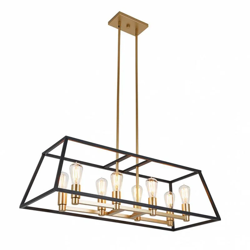 Durable Industrial Lighting for Harsh EnvironmentsCAR36-ON Carter 8-lt 35" LED Chandelier Durable Industrial Lighting for Harsh EnvironmentsCAR36-ON Carter 8-lt 35" LED Chandelier