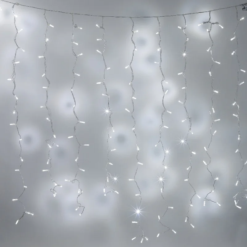 String Lights for Seasonal Decorations (Spring, Fall, etc.)Core Connect 4m x 3m 576 White Connectable Curtain Lights Clear Cable String Lights for Seasonal Decorations (Spring, Fall, etc.)Core Connect 4m x 3m 576 White Connectable Curtain Lights Clear Cable
