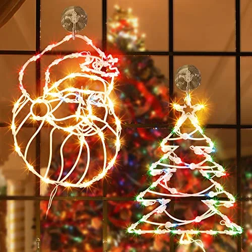 String Lights for Balcony DecorationChristmas Window Silhouette Lights - 100 Count Incandescent Mini Light - 2 Pack String Lights for Balcony DecorationChristmas Window Silhouette Lights - 100 Count Incandescent Mini Light - 2 Pack