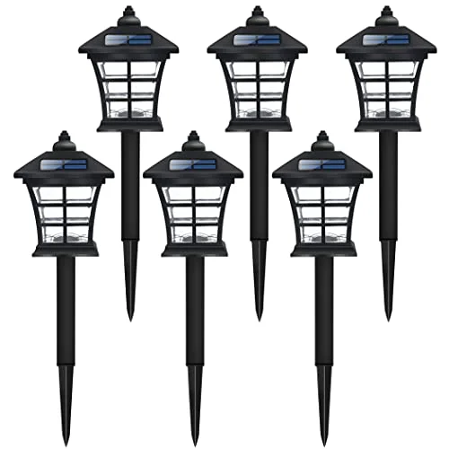 Waterproof String Lights for Patio DecorSolar Pathway Lights Outdoor Solar Garden Lights Solar Powered Landscape Lighting for Yard Patio, Garden, Walkway - 6 Pack Waterproof String Lights for Patio DecorSolar Pathway Lights Outdoor Solar Garden Lights Solar Powered Landscape Lighting for Yard Patio, Garden, Walkway - 6 Pack