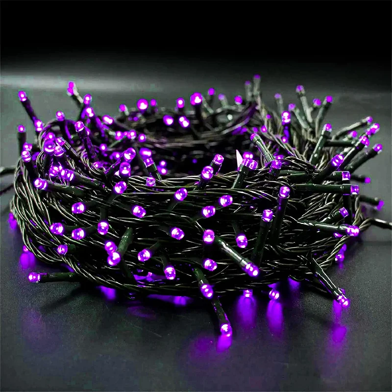 String Lights for Camping Trips200 LED 66ft Fairy String Lights - 8 Lighting Modes - Plug-in - Purple - 1 Pack String Lights for Camping Trips200 LED 66ft Fairy String Lights - 8 Lighting Modes - Plug-in - Purple - 1 Pack