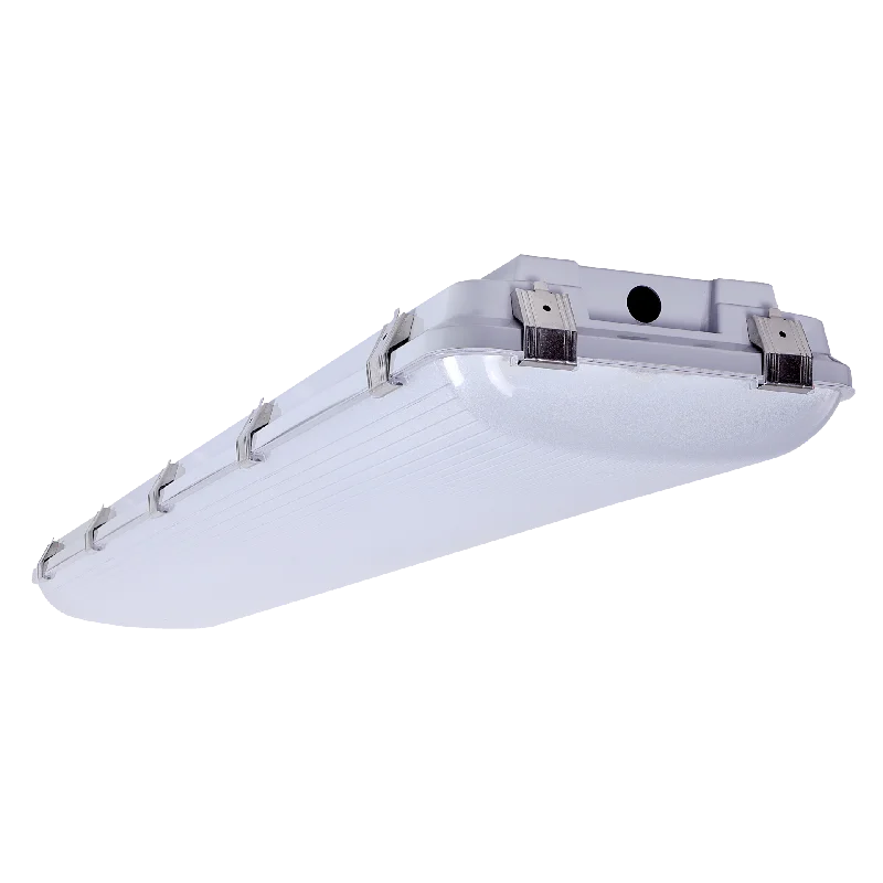 Industrial Exit Sign Lighting for Quick Evacuation4FT LED Vapor Tight Luminaire | 14,000 Lumens | CCT Selectable Industrial Exit Sign Lighting for Quick Evacuation4FT LED Vapor Tight Luminaire | 14,000 Lumens | CCT Selectable
