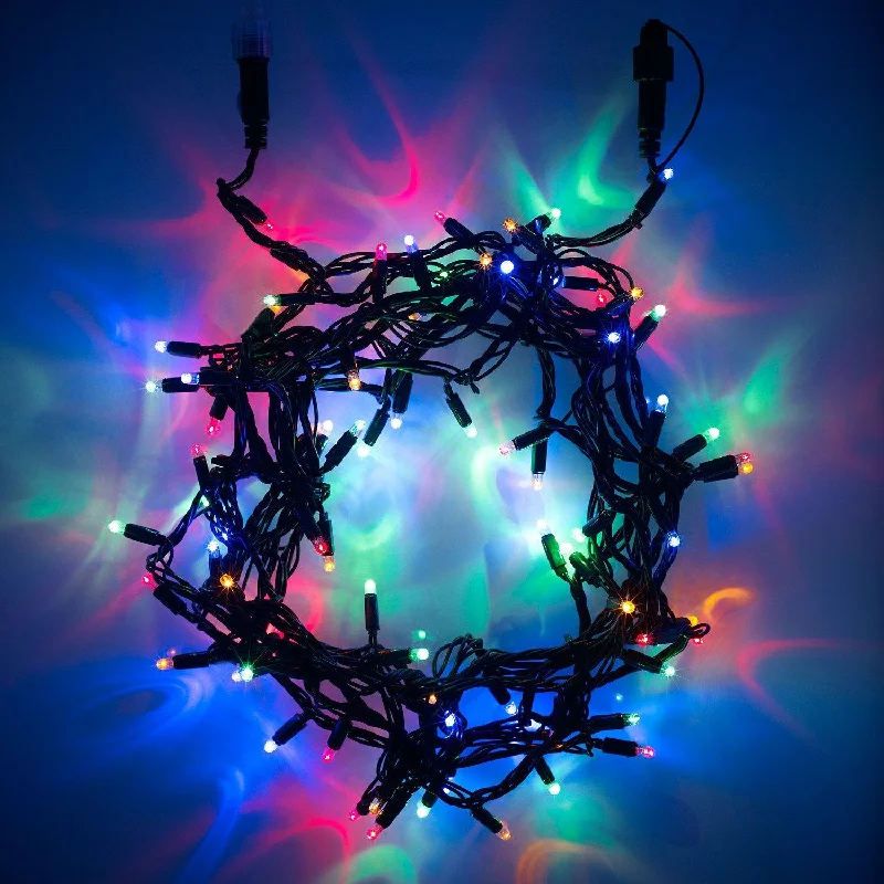 Solar - Powered String Lights for Energy - Saving BackyardsCore Connect 20m 200 Multi Coloured Connectable Fairy Lights Green Cable Solar - Powered String Lights for Energy - Saving BackyardsCore Connect 20m 200 Multi Coloured Connectable Fairy Lights Green Cable