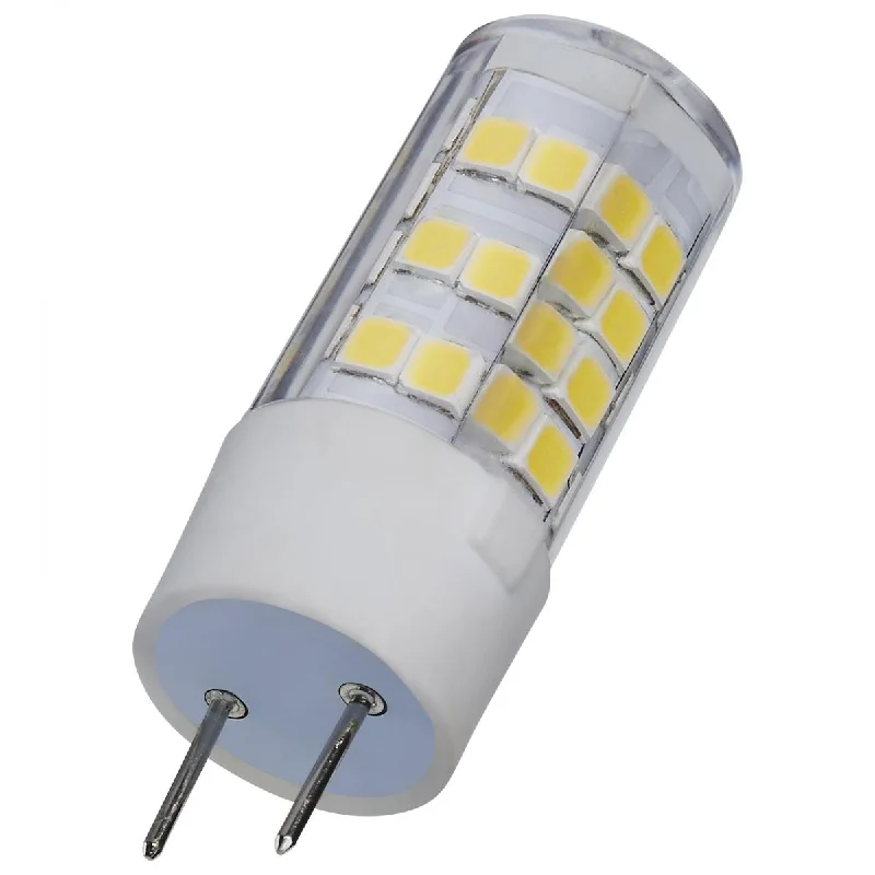Shock - Resistant Industrial Lighting for Vibrating Machinery AreasT6 Mini LED Bulb, 4.5 Watts, 430 Lumens, 5000K, G8 Base, Clear Finish, 120V Shock - Resistant Industrial Lighting for Vibrating Machinery AreasT6 Mini LED Bulb, 4.5 Watts, 430 Lumens, 5000K, G8 Base, Clear Finish, 120V