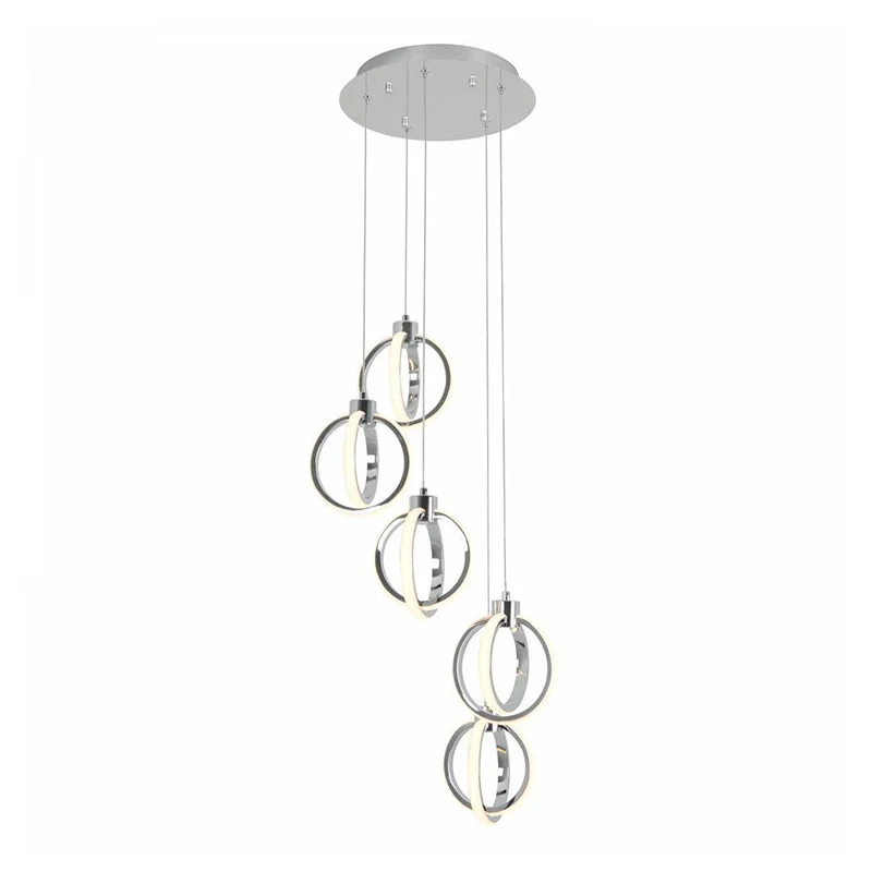 Industrial Pendant Lighting for Machine ShopsPDT5-SO Soho 5-lt 12" LED Pendant