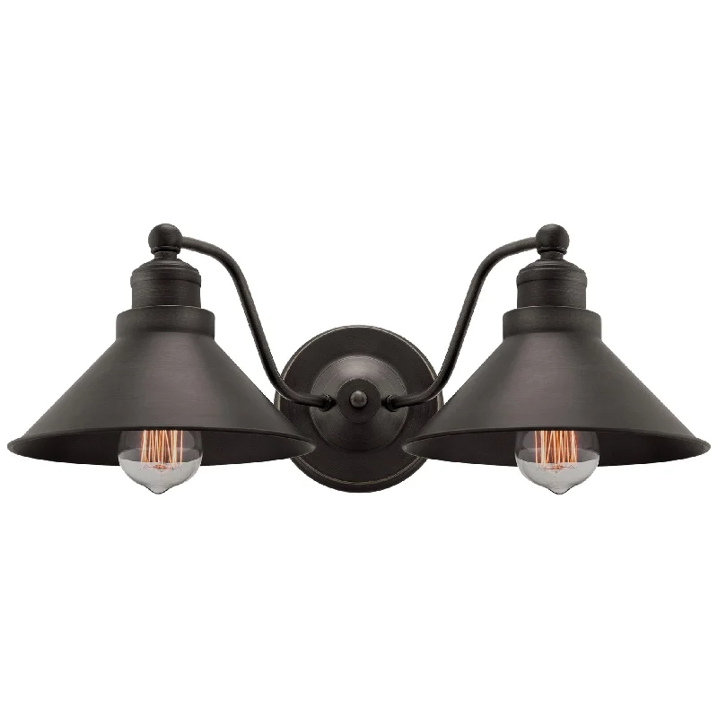 Industrial Lighting for Chemical PlantsKira Home Welton 19" 2-Light Modern Farmhouse Bathroom Light, Vintage Wall Sconce Barn Light, Hand-Painted Gold Trim + Brushed Dark Industrial Bronze Industrial Lighting for Chemical PlantsKira Home Welton 19" 2-Light Modern Farmhouse Bathroom Light, Vintage Wall Sconce Barn Light, Hand-Painted Gold Trim + Brushed Dark Industrial Bronze