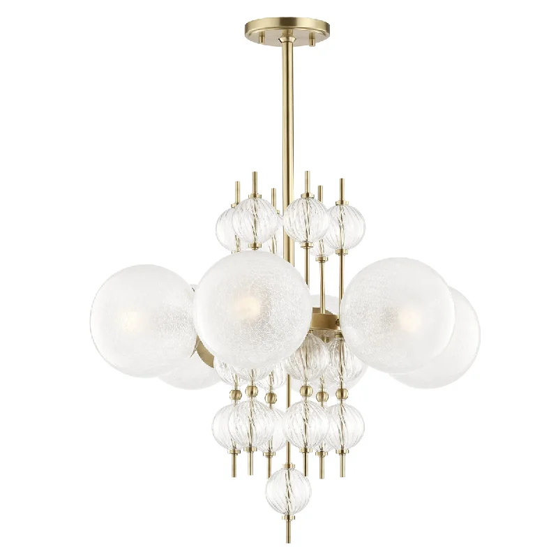 Waterproof Industrial Lighting for Wet AreasCalypso 27" 6 Lights Chandelier