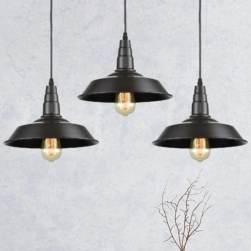 Industrial Lighting for Metal Fabrication ShopsKitchen Island Pendant Lighting Oil Rubbed Bronze Finish 3 Pack Industrial Lighting for Metal Fabrication ShopsKitchen Island Pendant Lighting Oil Rubbed Bronze Finish 3 Pack
