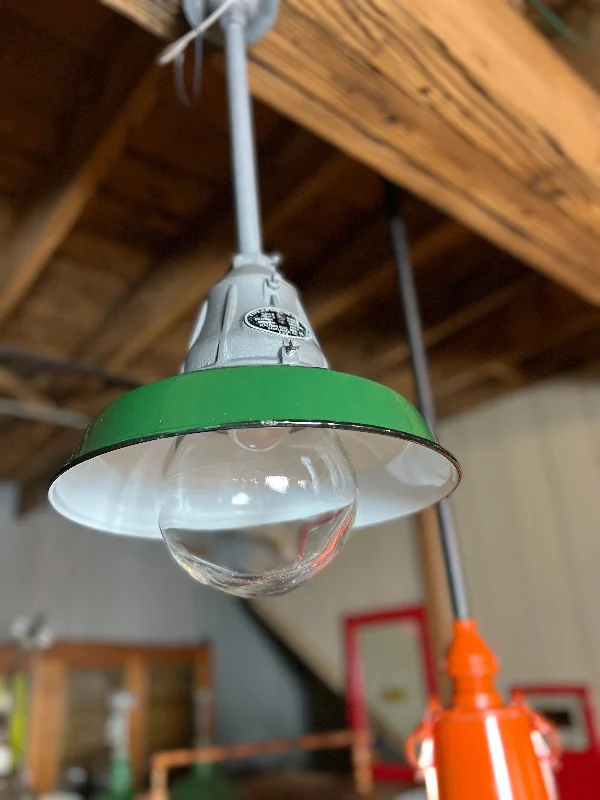 Industrial Ceiling - Mounted Lighting for Assembly PlantsAntique 12"Benjamin Explosion Proof Industrial Light Fixture *QUANTITY Industrial Ceiling - Mounted Lighting for Assembly PlantsAntique 12"Benjamin Explosion Proof Industrial Light Fixture *QUANTITY