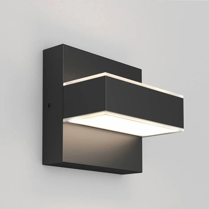 Industrial Exit Sign Lighting for Quick EvacuationOUT-ME-MB Mezzo 5" Tall LED Outdoor Wall Sconce, CCT Industrial Exit Sign Lighting for Quick EvacuationOUT-ME-MB Mezzo 5" Tall LED Outdoor Wall Sconce, CCT