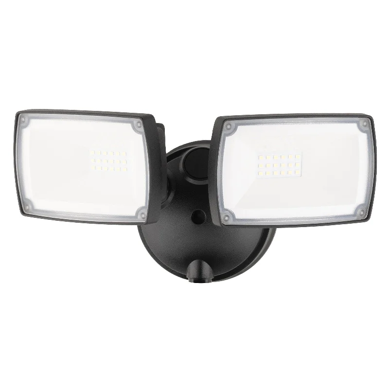 Industrial Lighting for Chemical PlantsOnyx Twin Head LED Security Flood Light
