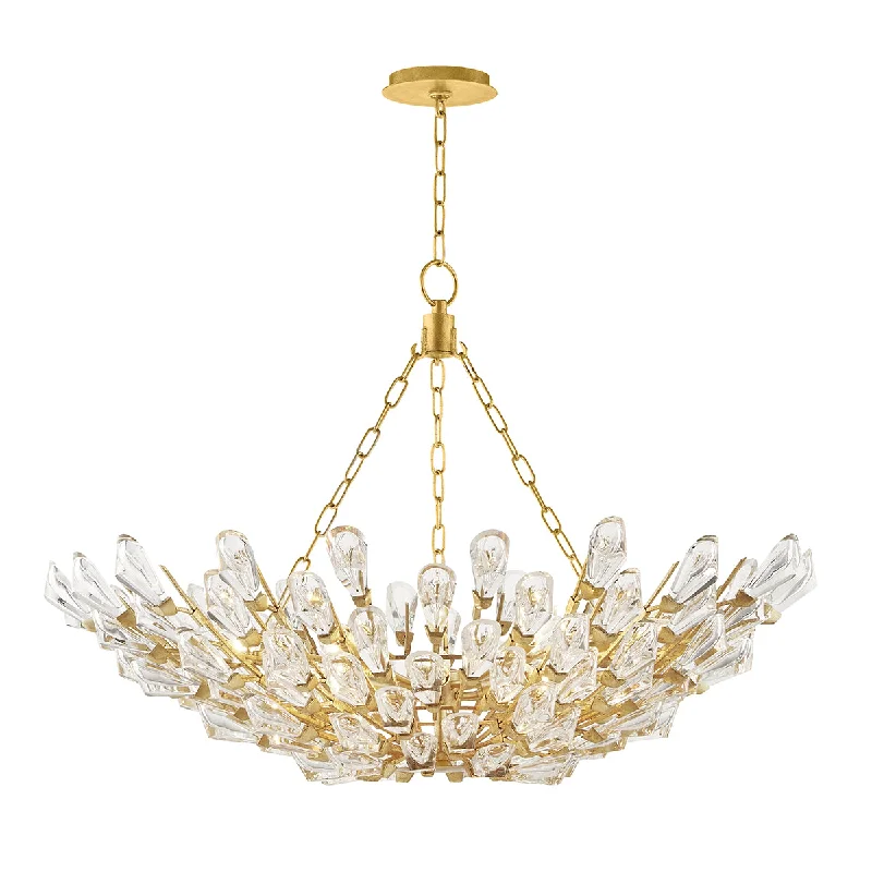 Industrial Lighting for Chemical PlantsTulip 40" 12 Lights Chandelier