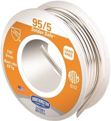 Solder 95/5 1/2 Lb. Spool Lead Free