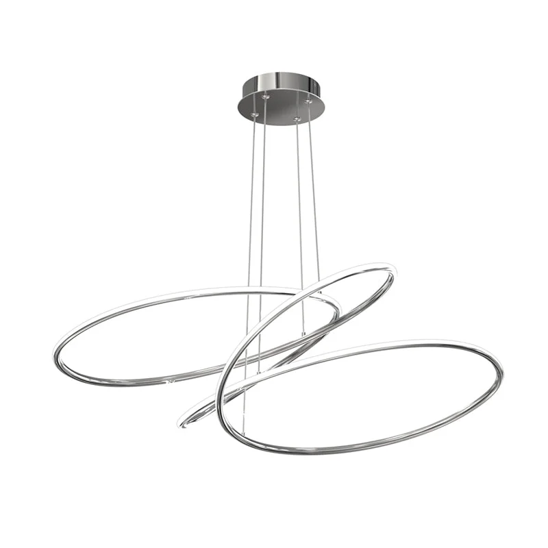 Adjustable Industrial Lighting for Flexible IlluminationPDT-SBC-CR Swirl Butterfly 1-lt 34" LED Pendant, CCT Adjustable Industrial Lighting for Flexible IlluminationPDT-SBC-CR Swirl Butterfly 1-lt 34" LED Pendant, CCT