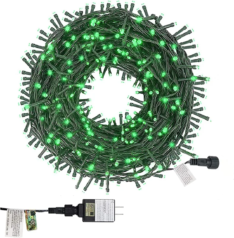 String Lights for Restaurant Outdoor Seating200 LED 66ft Christmas Fairy String Lights - 8 Lighting Modes - Plug-in - Green - 1 Pack String Lights for Restaurant Outdoor Seating200 LED 66ft Christmas Fairy String Lights - 8 Lighting Modes - Plug-in - Green - 1 Pack