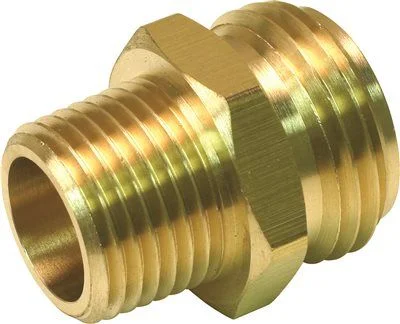 Proplus Brass Garden Hose Fitting Adapter' 3/4 In. Mht X 3/4 In. Mip X 1/2 In. Fip Tapped Proplus Brass Garden Hose Fitting Adapter' 3/4 In. Mht X 3/4 In. Mip X 1/2 In. Fip Tapped
