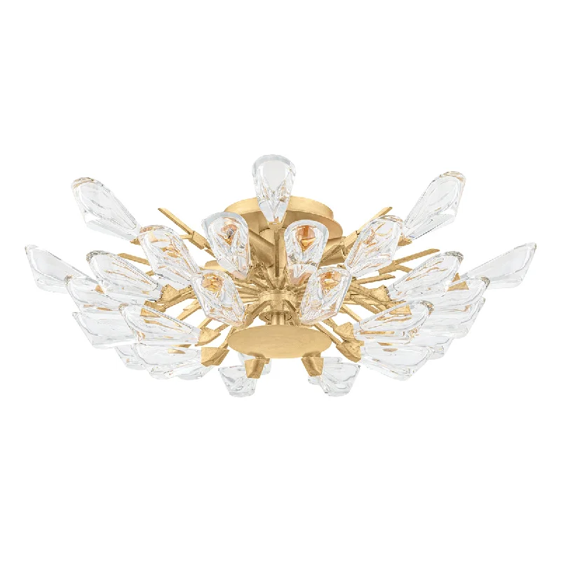 Industrial Area Lighting for Large Open SpacesTulip 23" 4 Light Semi-Flush Mount