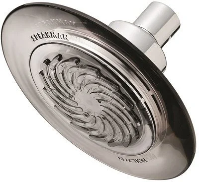 Speakman Reaction Low-Flow Showerhead' Chrome With Smokey Gray Frame' 1.5 Gpm
