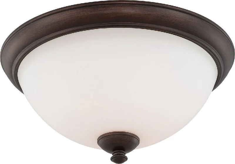 Nuvo Lighting 60-5161 Patton Collection Three Light Energy Star Efficient GU24 Flush Ceiling Mount in Prairie Bronze Finish Nuvo Lighting 60-5161 Patton Collection Three Light Energy Star Efficient GU24 Flush Ceiling Mount in Prairie Bronze Finish