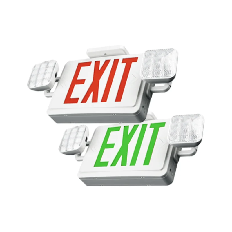 Energy - Efficient Industrial Lighting for Cost - SavingsPT-EXL-C Series Bi-Color LED Exit Sign & Emergency Light Combo Energy - Efficient Industrial Lighting for Cost - SavingsPT-EXL-C Series Bi-Color LED Exit Sign & Emergency Light Combo