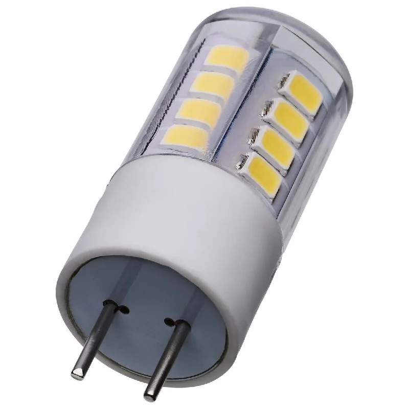 High - Bay LED Industrial Lighting for WarehousesT5 Mini LED Bulb, 3 Watts, 300 Lumens, 5000K, GY6.35 Base, Clear Finish, 12V High - Bay LED Industrial Lighting for WarehousesT5 Mini LED Bulb, 3 Watts, 300 Lumens, 5000K, GY6.35 Base, Clear Finish, 12V