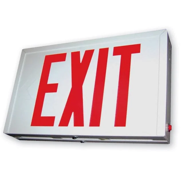 Durable Industrial Lighting for Harsh EnvironmentsSteel LED Exit Sign