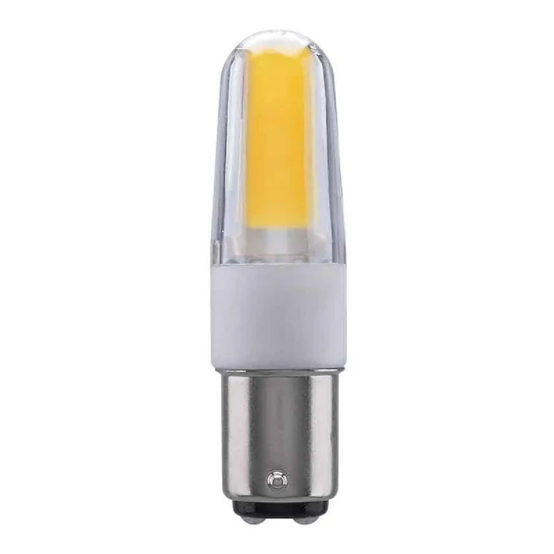 Industrial Lighting for Chemical PlantsT4 Mini LED Bulb, 4 Watts, 480 Lumens, 5000K, BA15d Double Bayonet Base, Clear Finish Industrial Lighting for Chemical PlantsT4 Mini LED Bulb, 4 Watts, 480 Lumens, 5000K, BA15d Double Bayonet Base, Clear Finish
