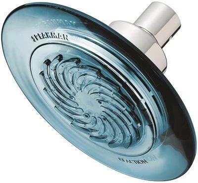 Speakman Reaction Low-Flow Showerhead' Chrome With Dusk Blue Frame' 2.0 Gpm