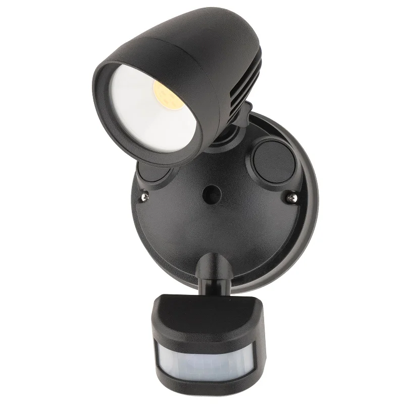 Industrial Ceiling - Mounted Lighting for Assembly PlantsCicero 1Lt LED Security Flood Light with PIR Sensor
