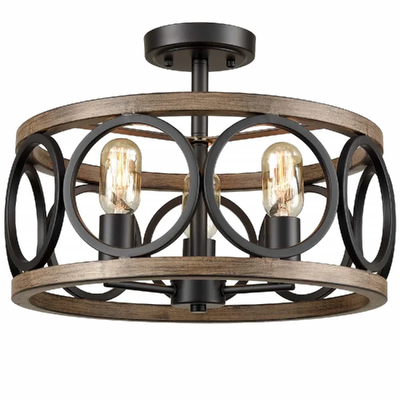 Industrial Lighting for Pharmaceutical Manufacturing3-Light Ceiling Light Drum Shade Ceiling Light Fixtures Rustic Chandelier Industrial Lighting for Pharmaceutical Manufacturing3-Light Ceiling Light Drum Shade Ceiling Light Fixtures Rustic Chandelier
