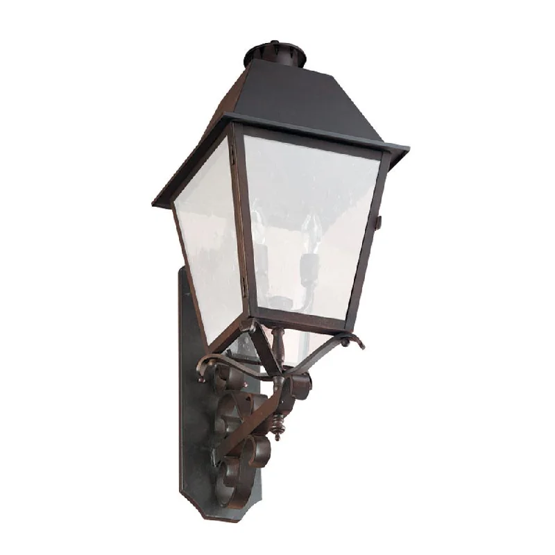 SPJ Lighting SPJ46-05B Heavy Scroll Mount Lantern