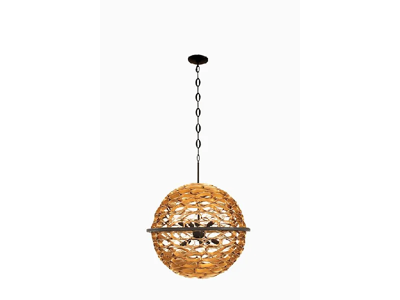 Waterproof Industrial Lighting for Wet AreasVentura 10-Light Pendant in Matte Black and Gold Waterproof Industrial Lighting for Wet AreasVentura 10-Light Pendant in Matte Black and Gold