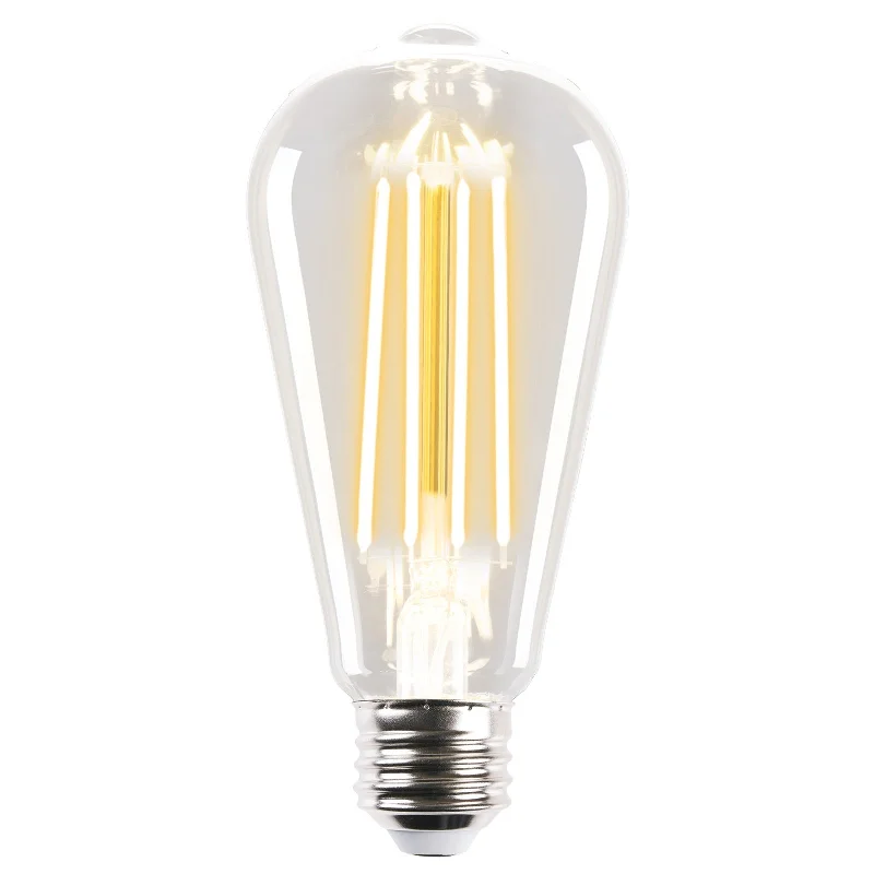 Dimmable Industrial Lighting for Ambiance ControlST64 2700K E27 Pear Filament LED Globe Dimmable Industrial Lighting for Ambiance ControlST64 2700K E27 Pear Filament LED Globe