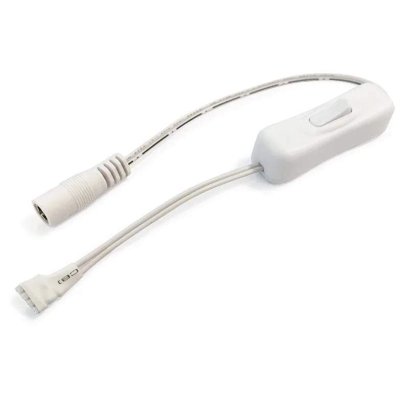 String Lights with Clear Bulbs for a Classic LookNora Lighting NATL-511W 11" Power Line Interconnector With Switch For 24V Standard & Side-Lit Tape Light - White String Lights with Clear Bulbs for a Classic LookNora Lighting NATL-511W 11" Power Line Interconnector With Switch For 24V Standard & Side-Lit Tape Light - White