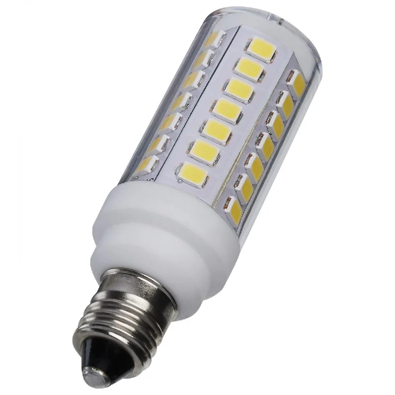 Industrial Flood Lighting for Outdoor Loading DocksT6 Mini LED Bulb, 5 Watts, 550 Lumens, 5000K, E11 Mini-Candelabra Base, Clear Finish, 120V Industrial Flood Lighting for Outdoor Loading DocksT6 Mini LED Bulb, 5 Watts, 550 Lumens, 5000K, E11 Mini-Candelabra Base, Clear Finish, 120V