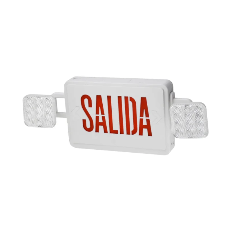 High - Bay LED Industrial Lighting for WarehousesPT-EXL-C Salida Series Bi-Color LED Exit Sign & Emergency Light Combo High - Bay LED Industrial Lighting for WarehousesPT-EXL-C Salida Series Bi-Color LED Exit Sign & Emergency Light Combo