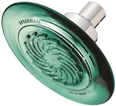 Speakman Reaction Low-Flow Showerhead' Chrome With Jade Frame' 1.5 Gpm