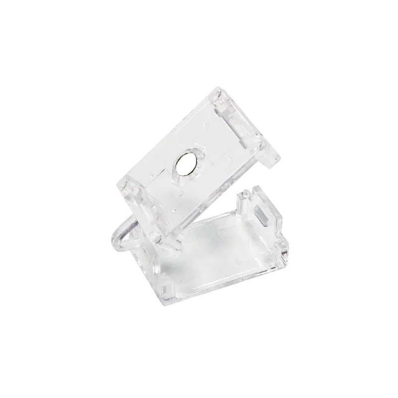 String Lights for Porch LightingNora Lighting NATL-IP6512 NUTP13 IP65 120V Tape Light Installation Bracket Kit, 2 Clear Mounting Clips & Screws - Clear String Lights for Porch LightingNora Lighting NATL-IP6512 NUTP13 IP65 120V Tape Light Installation Bracket Kit, 2 Clear Mounting Clips & Screws - Clear