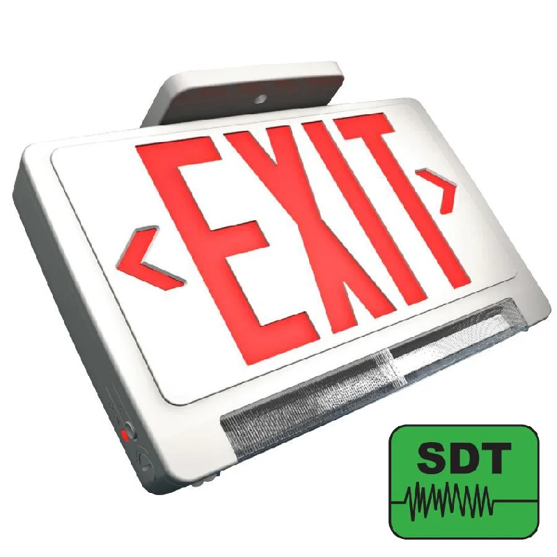 Industrial Lighting for Chemical PlantsThermoplastic Light Bar Combo Exit Sign with Self Diagnostics Industrial Lighting for Chemical PlantsThermoplastic Light Bar Combo Exit Sign with Self Diagnostics